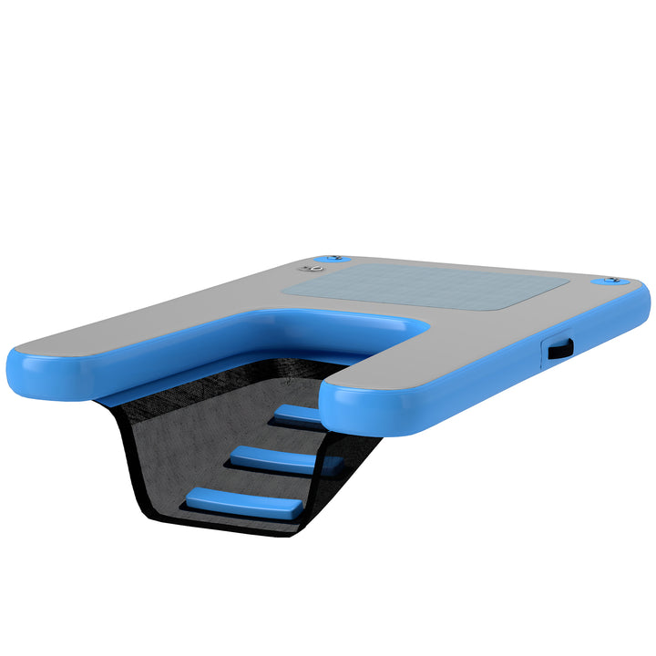 PawHut Floating Dog Boat Ramp: Portable, Non-Slip, Easy Pet Water Access