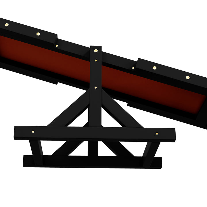 PawHut Durable Wood Dog Agility Seesaw: Weather-Resistant Pet Obedience Training Equipment