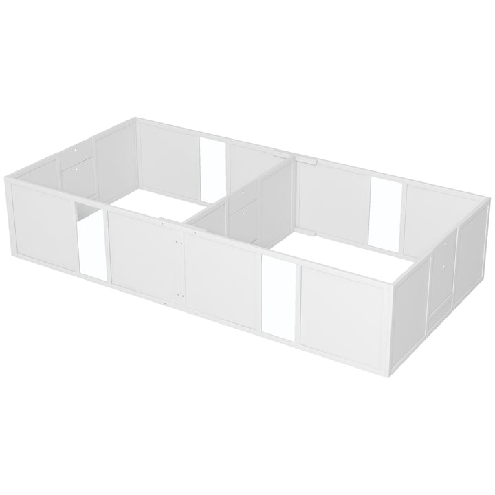 PawHut Whelping Box for Dogs, Adjustable Height Doors, Puppy Sanctuary