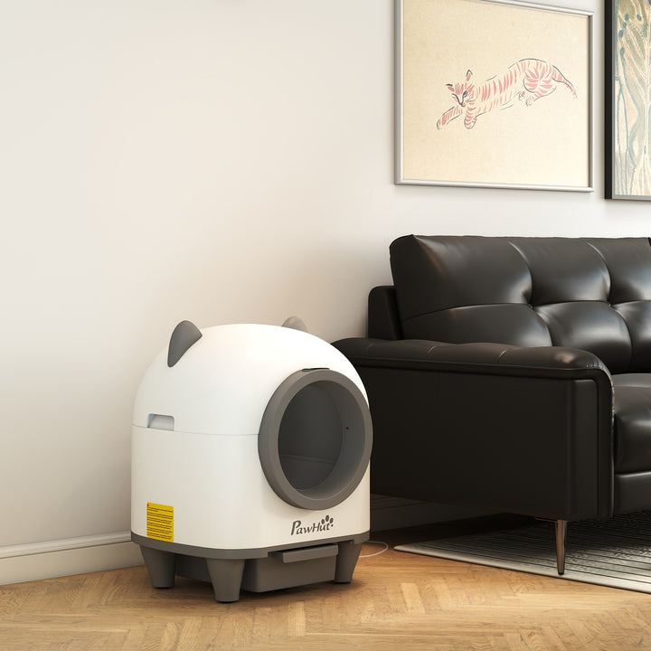 Smart Self-Cleaning Automatic Cat Litter Box with App Control, Odor Isolation