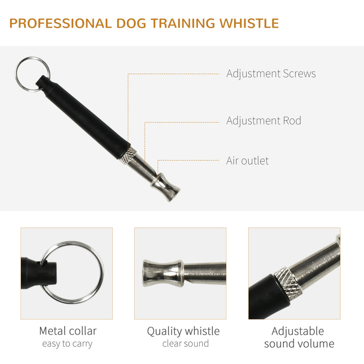 PawHut Portable 5-Piece Dog Agility Training Kit: Adjustable Jumps, Weave Poles