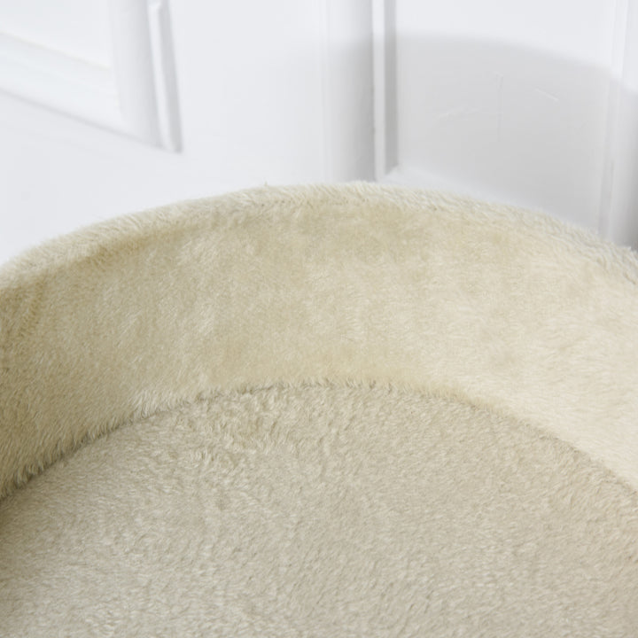 PawHut Small Cat Tree: Cozy Perch, Jute Scratching Post & Play Toy